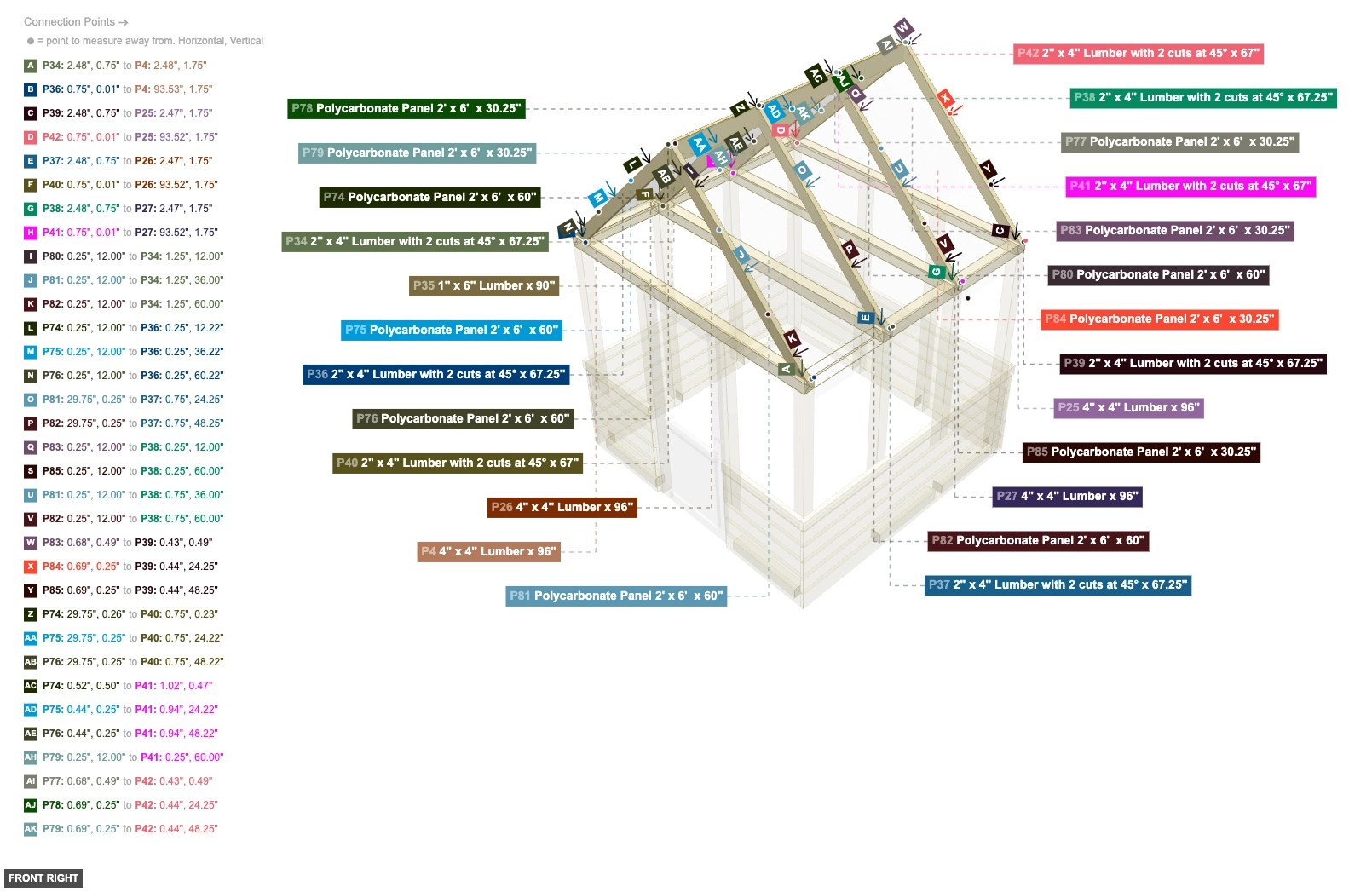 Assembly of Roof Structure Assembly - front_right