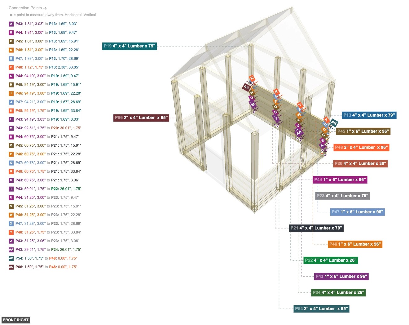 Assembly of Back Wall Cladding - front_right