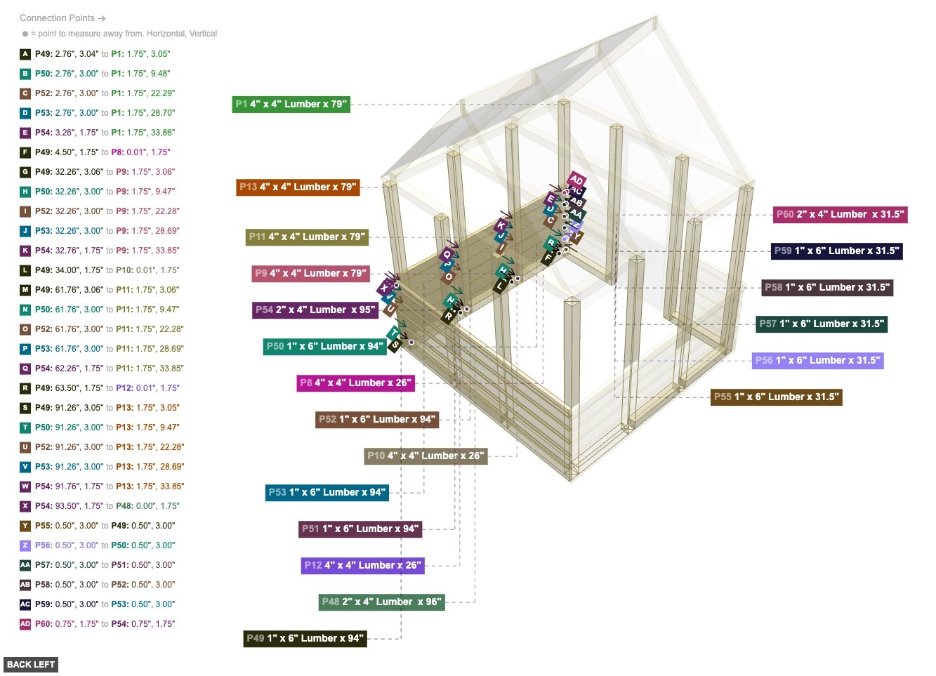 Assembly of Right Wall Cladding - back_left