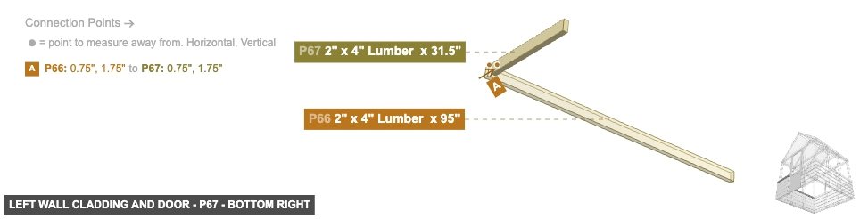 Left Wall Cladding and Door - Part 2