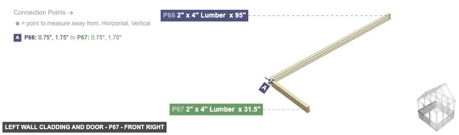 Left Wall Cladding and Door - Part 2