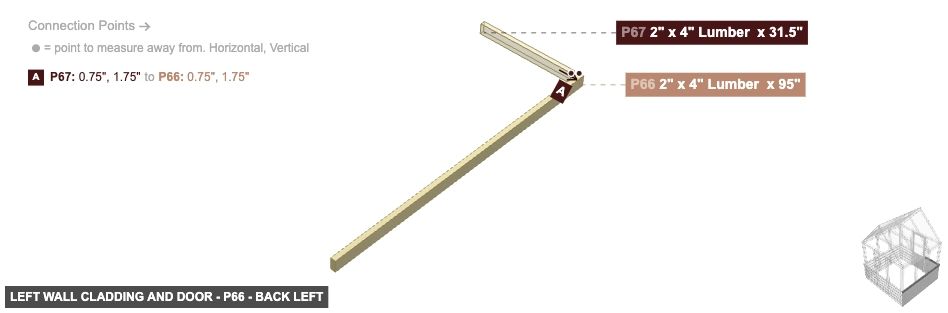 Left Wall Cladding and Door - Part 2