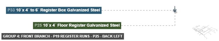 Group 4: Front Branch - P19 Register Runs - Part 10¨x 4¨ Floor Register Galvanized Steel - back_left