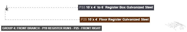 Group 4: Front Branch - P19 Register Runs - Part 10¨x 4¨ Floor Register Galvanized Steel - front_right