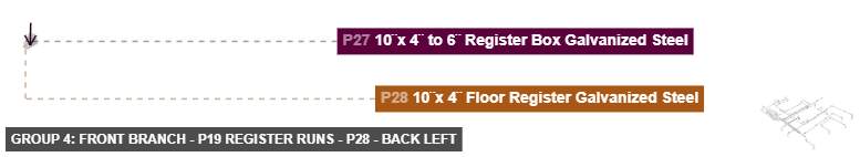 Group 4: Front Branch - P19 Register Runs - Part 10¨x 4¨ Floor Register Galvanized Steel - back_left
