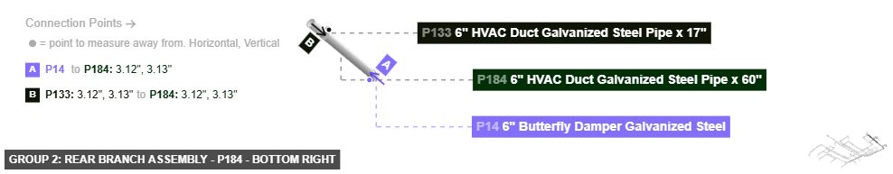 Group 2: Rear Branch Assembly - Part 6