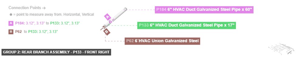 Group 2: Rear Branch Assembly - Part 6
