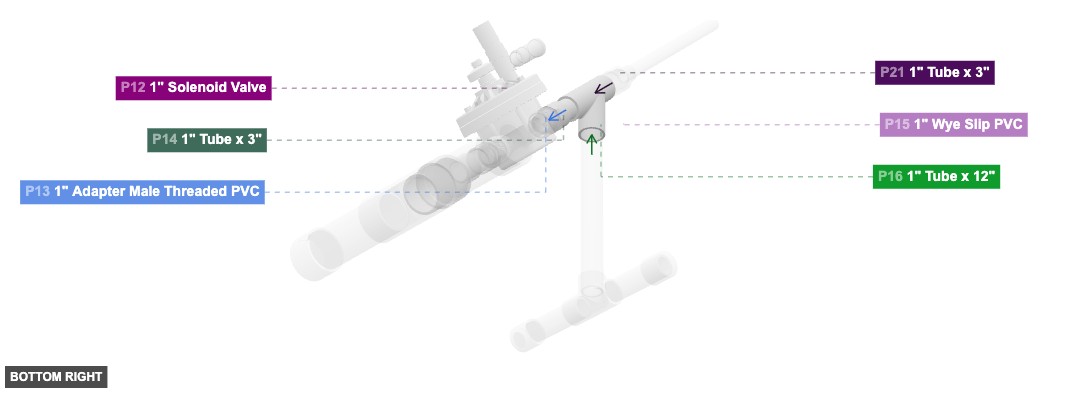 Assembly of Post-Valve Transition and Wye - bottom_right