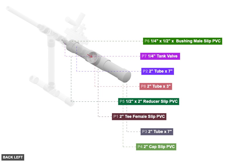 Assembly of Air Inlet and Chamber Base - back_left
