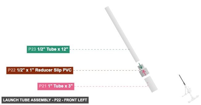 Launch Tube Assembly - Part 1/2