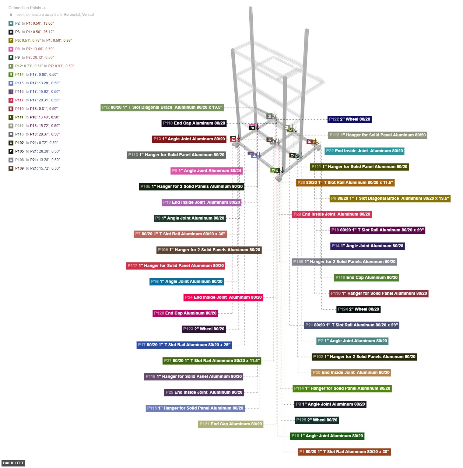 Assembly of Base Frame and Wheels - back_left