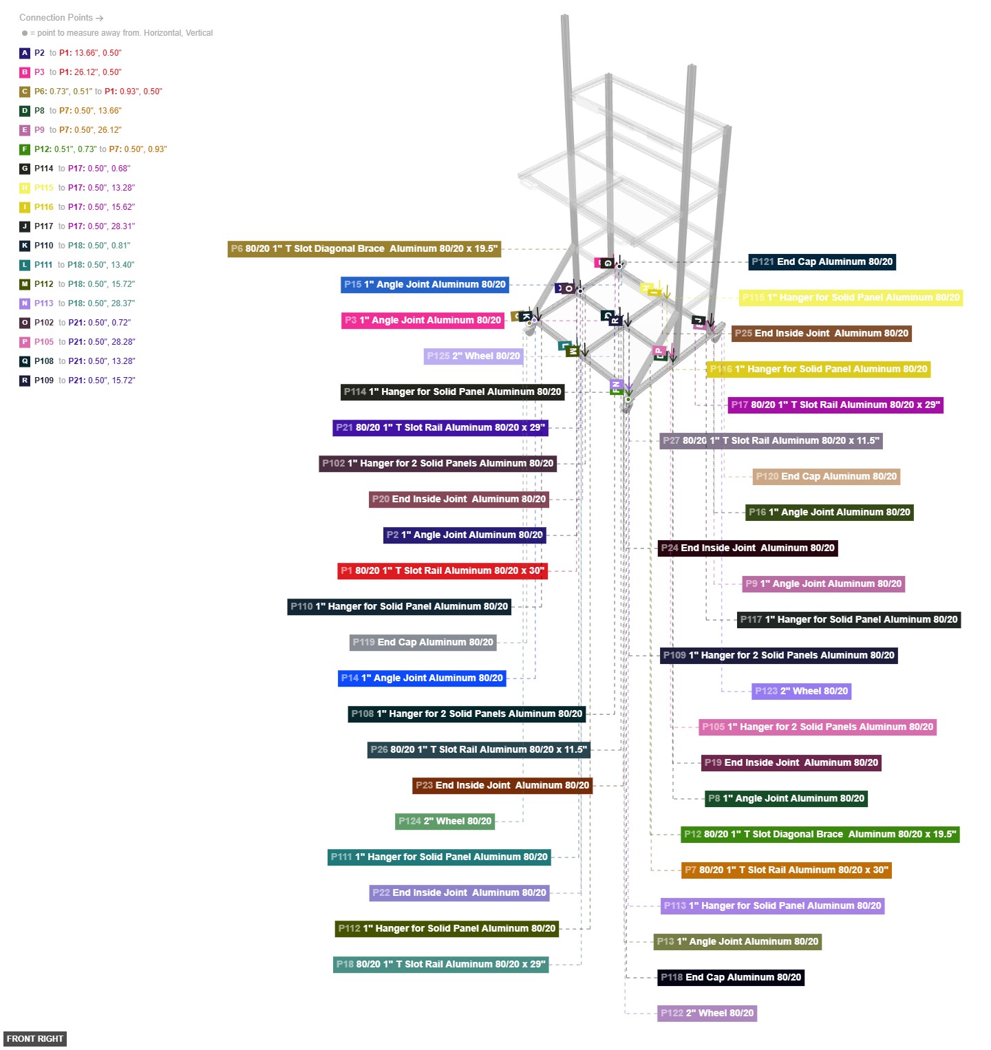 Assembly of Base Frame and Wheels - front_right