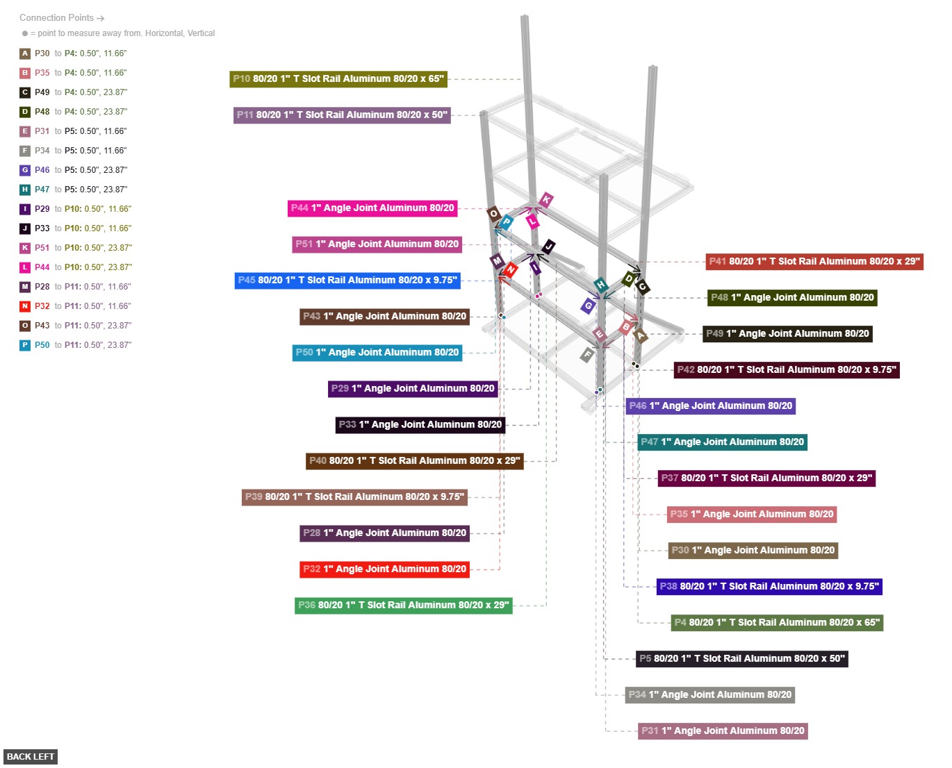 Assembly of Lower & Mid-Level Shelf Assembly - back_left