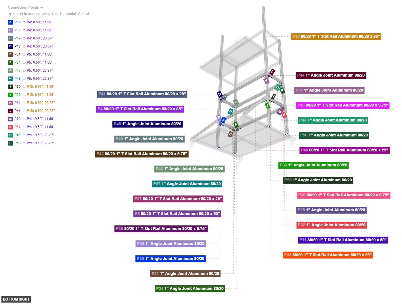 Assembly of Lower & Mid-Level Shelf Assembly - bottom_right