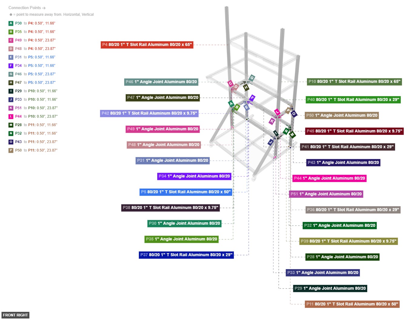 Assembly of Lower & Mid-Level Shelf Assembly - front_right