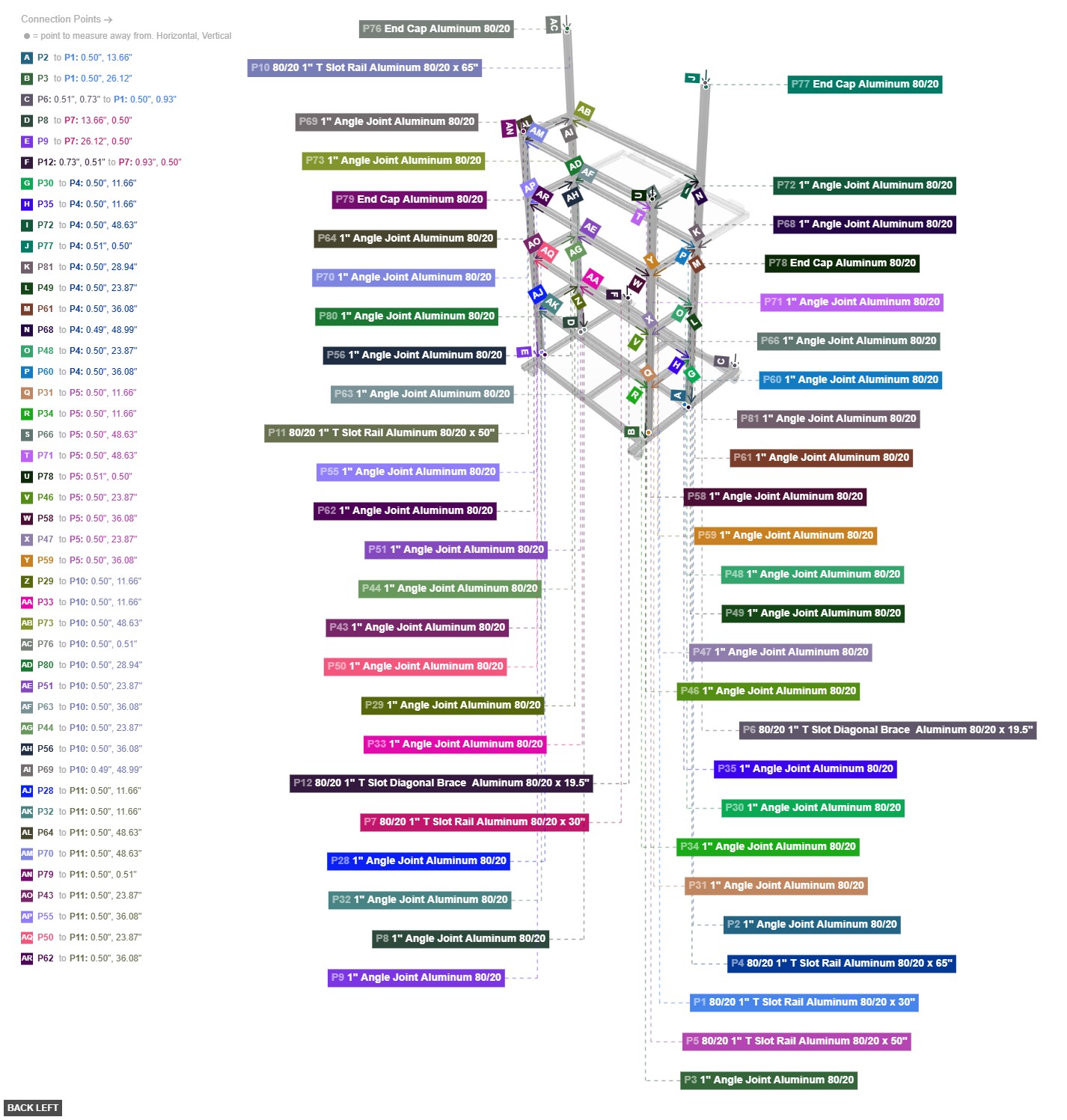 Assembly of Main Upright Frame - back_left