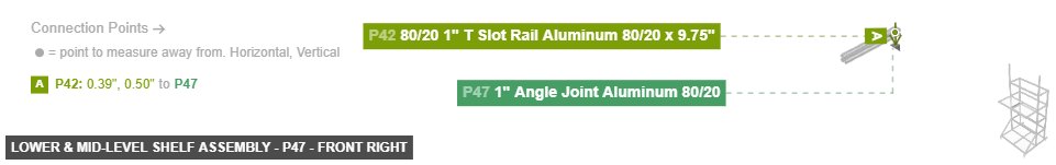 Lower & Mid-Level Shelf Assembly - Part 1
