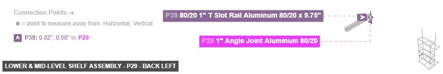 Lower & Mid-Level Shelf Assembly - Part 1