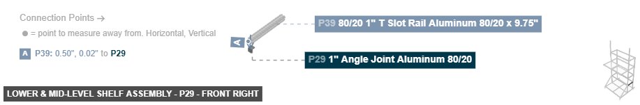 Lower & Mid-Level Shelf Assembly - Part 1