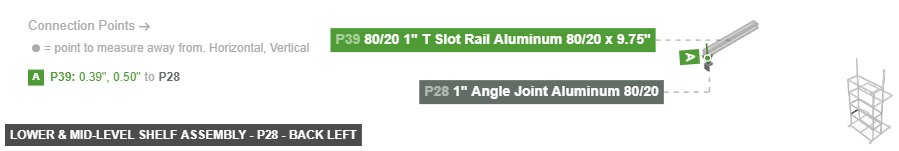 Lower & Mid-Level Shelf Assembly - Part 1