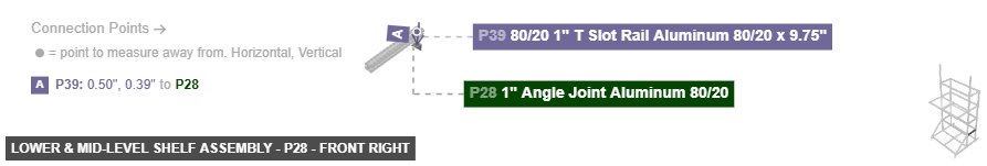 Lower & Mid-Level Shelf Assembly - Part 1