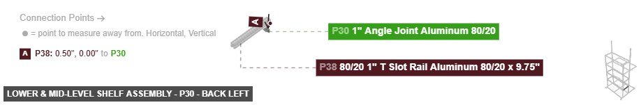 Lower & Mid-Level Shelf Assembly - Part 1