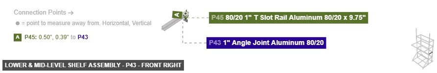 Lower & Mid-Level Shelf Assembly - Part 1
