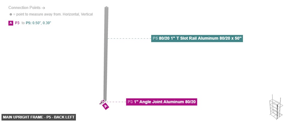 Main Upright Frame - Part 80/20 1
