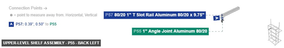 Upper-Level Shelf Assembly - Part 1