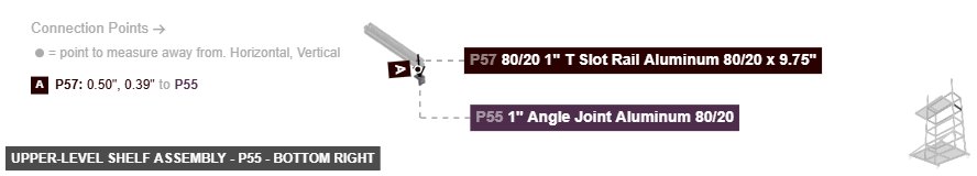 Upper-Level Shelf Assembly - Part 1