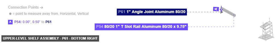 Upper-Level Shelf Assembly - Part 1