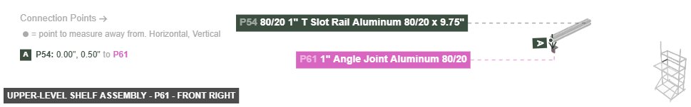 Upper-Level Shelf Assembly - Part 1