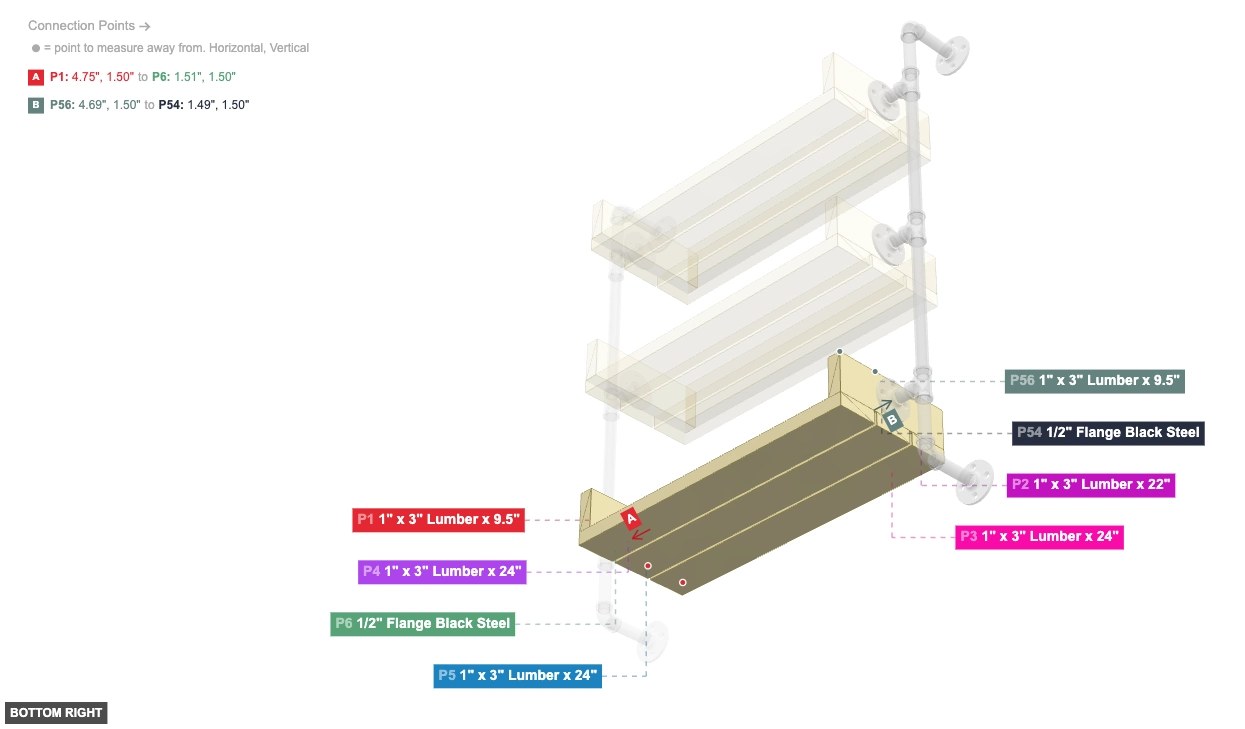 Assembly of Bottom Shelf Assembly - bottom_right