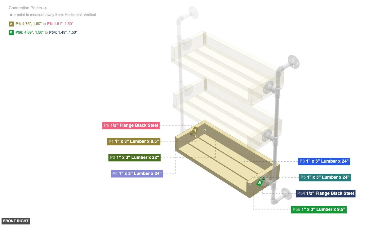 Assembly of Bottom Shelf Assembly - front_right