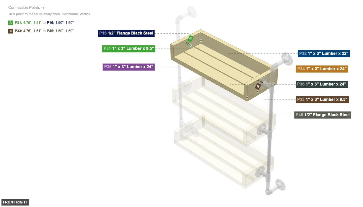 Assembly of Top Shelf Assembly - front_right