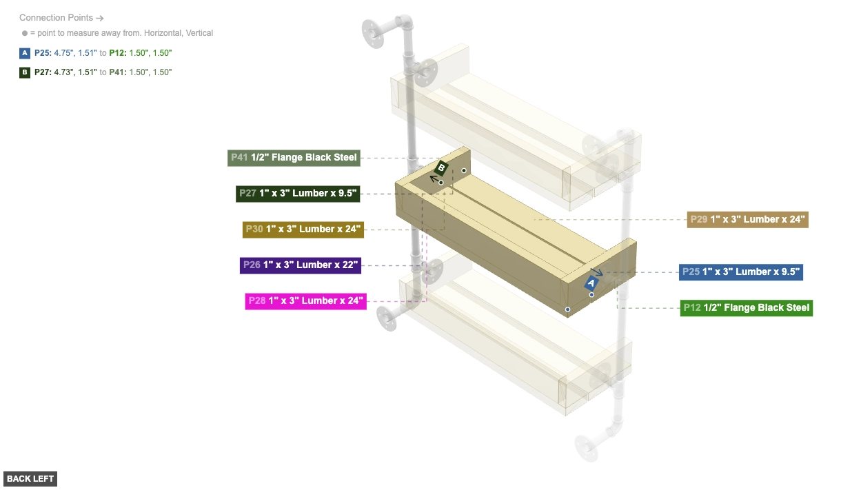 Assembly of Middle Shelf Assembly - back_left