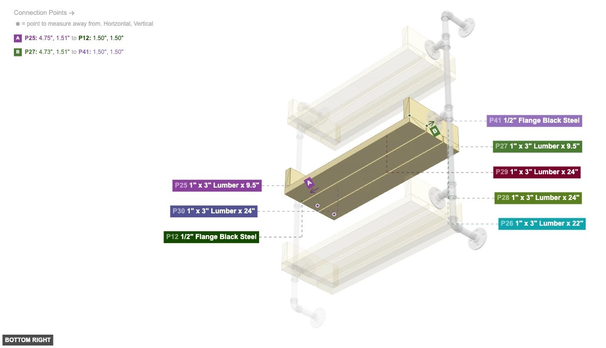 Assembly of Middle Shelf Assembly - bottom_right