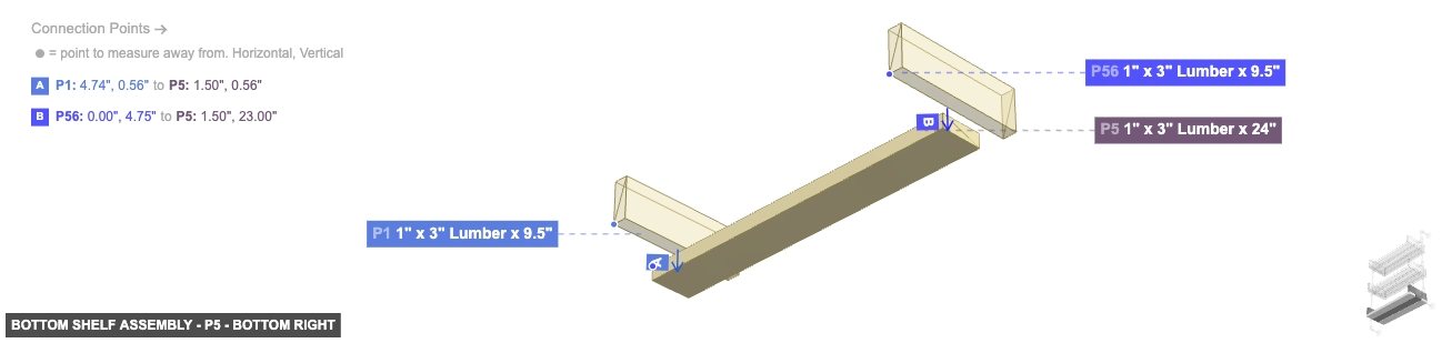 Bottom Shelf Assembly - Part 1