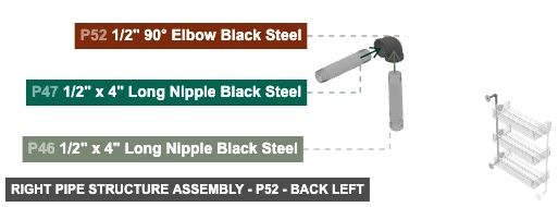 Right Pipe Structure Assembly - Part 1/2