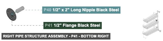 Right Pipe Structure Assembly - Part 1/2