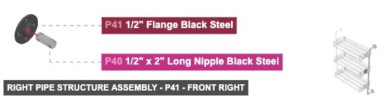 Right Pipe Structure Assembly - Part 1/2