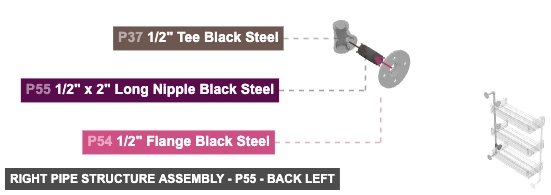 Right Pipe Structure Assembly - Part 1/2