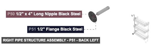 Right Pipe Structure Assembly - Part 1/2