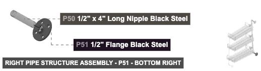 Right Pipe Structure Assembly - Part 1/2