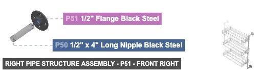 Right Pipe Structure Assembly - Part 1/2
