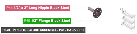 Right Pipe Structure Assembly - Part 1/2