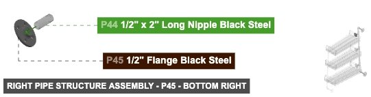 Right Pipe Structure Assembly - Part 1/2