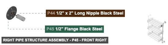 Right Pipe Structure Assembly - Part 1/2