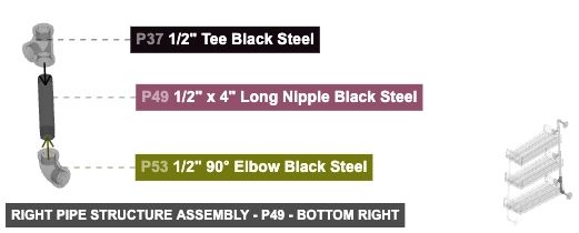 Right Pipe Structure Assembly - Part 1/2