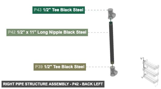 Right Pipe Structure Assembly - Part 1/2